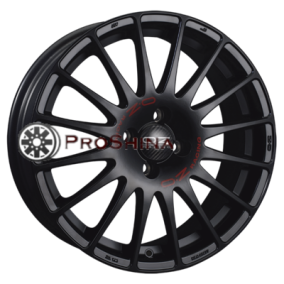 OZ Superturismo GT 8x19/5x112 ET35 DIA75 Matt Black + Red Lettering