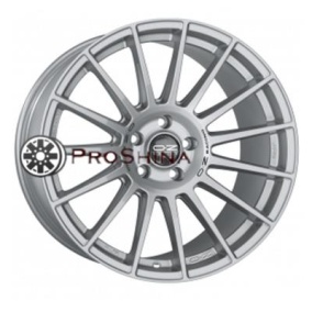 OZ Superturismo LM 9,5x19/5x112 ET40 DIA75 Matt Race Silver + Black Lettering